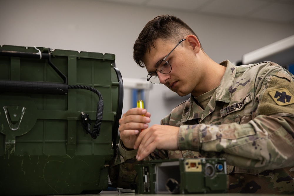 Soldiers from 700 Brigade Support Battalion conduct annual training at the Sustainment Training Center