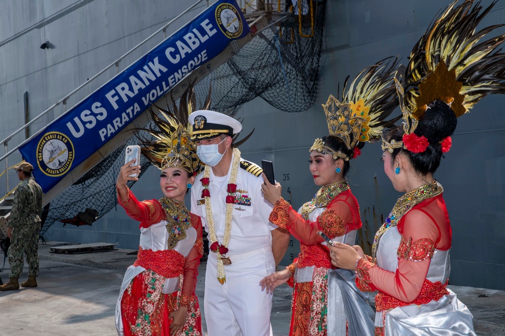 Frank Cable Arrives in Jakarta, Indonesia