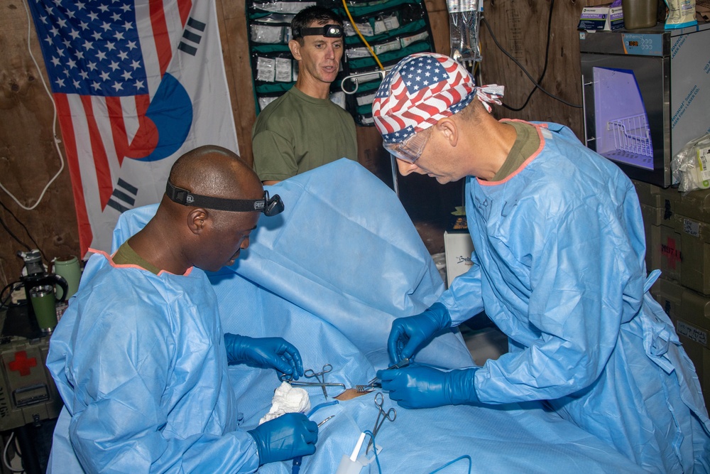9th Engineer Support Battalion FEX | Role II Medical Facility