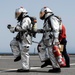 Sailors participate in crash and salvage drill