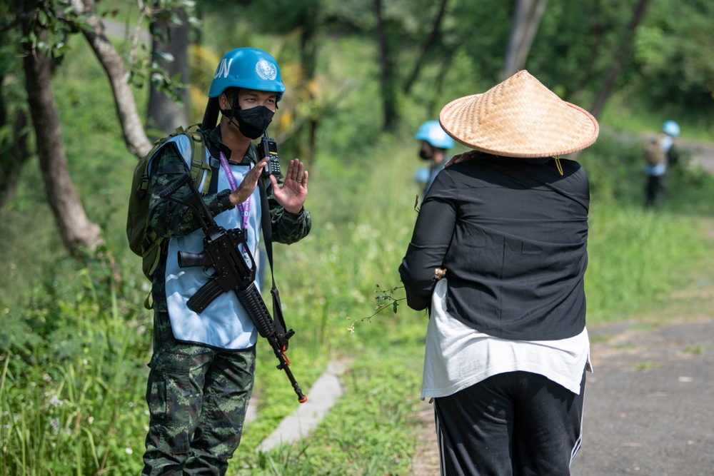 Royal Thai Army Train UN Aid Assistance