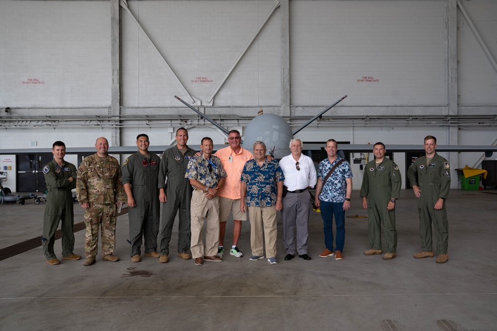 Air Force Civilian Advisory Council meets with MQ-9 pilots