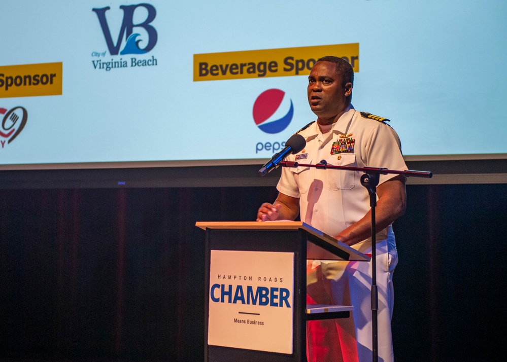 Hampton Roads Chamber of Commerce reception honors local military members