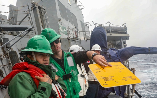 Benfold Conducts Replenishment-At-Sea