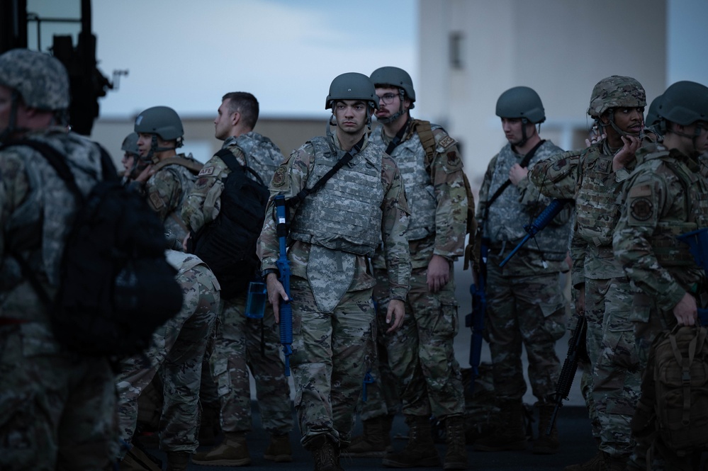 Airmen arrive at Agile Flag 22-2