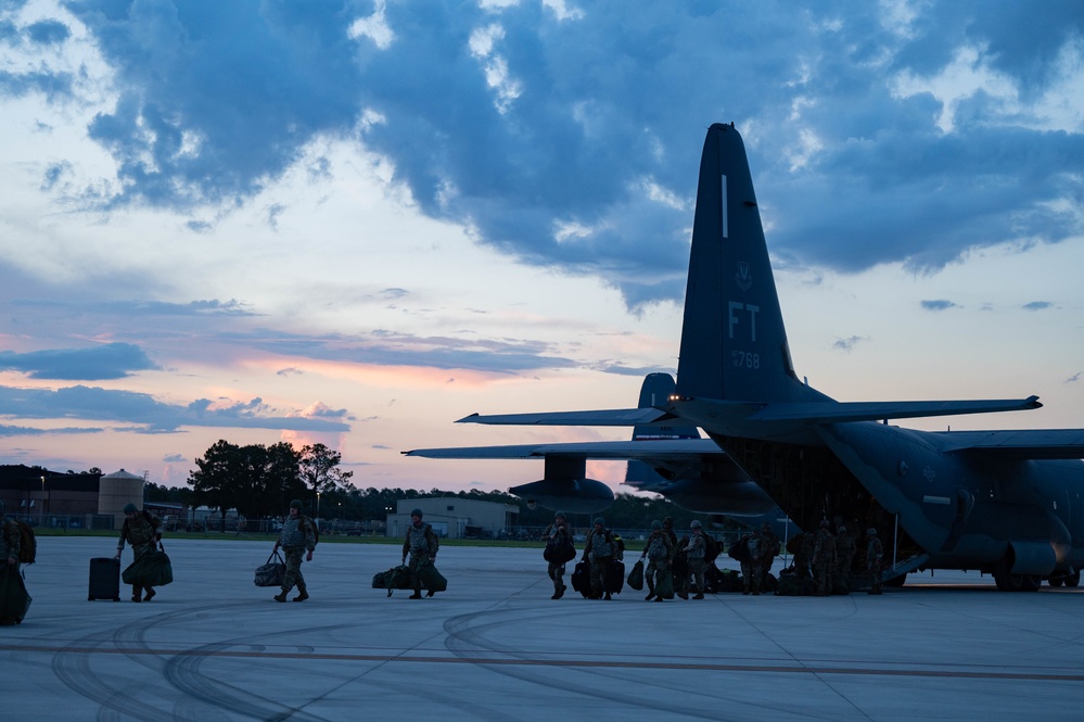 ACC Airmen arrive at AGILE FLAG 22-2