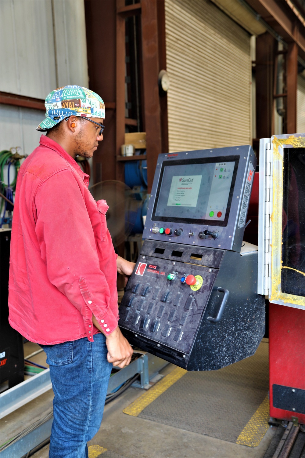 Welder using a PlatePro X plasma cutter