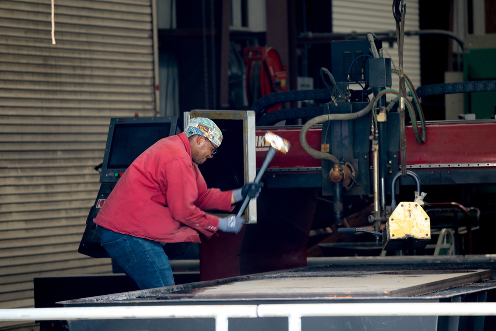 Welder using a PlatePro X plasma cutter