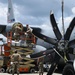 165th Maintenance Group changes thrust nut seal of NP-2000 propeller of C-130 Iron Hercules