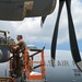 165th Maintenance Group changes thrust nut seal of NP-2000 propeller of C-130 Iron Hercules