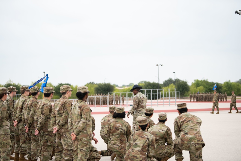 331st Training Squadron Practices Drill