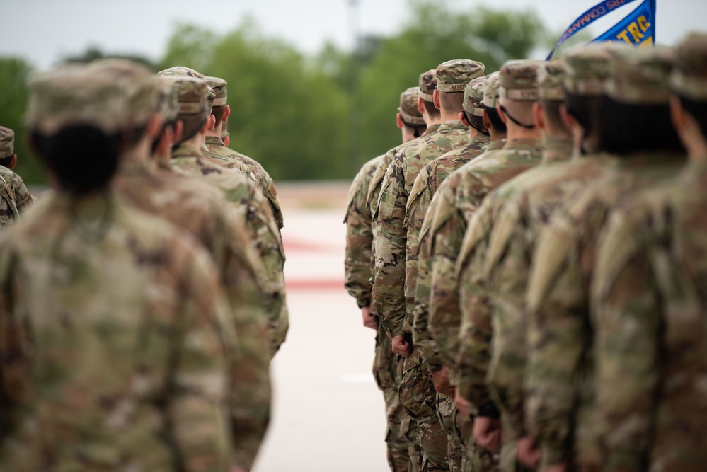 331st Training Squadron Practices Drill