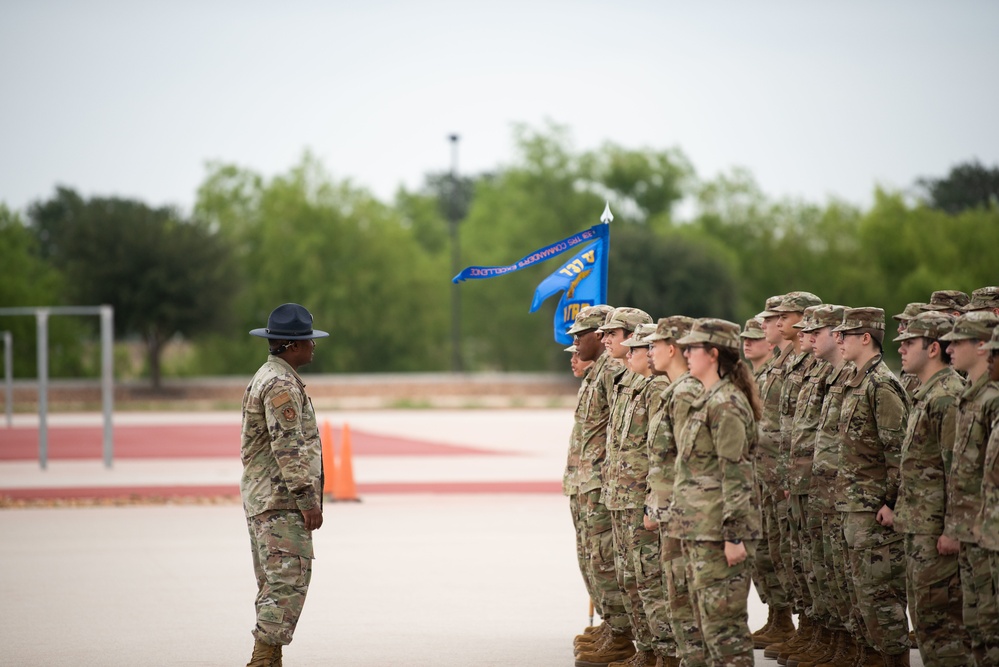 331st Training Squadron Practices Drill