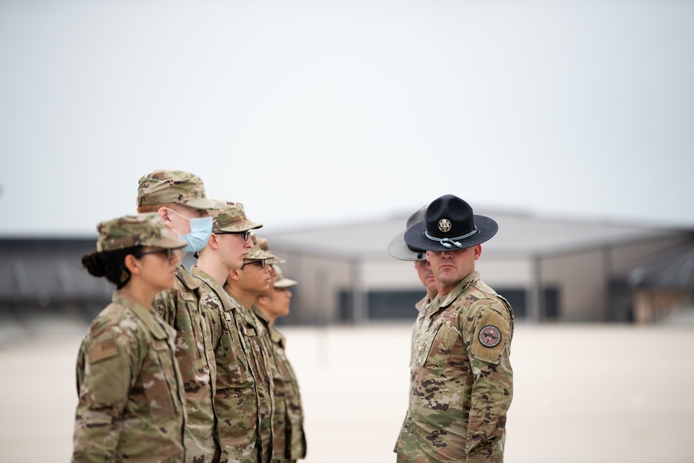 331st Training Squadron Practices Drill