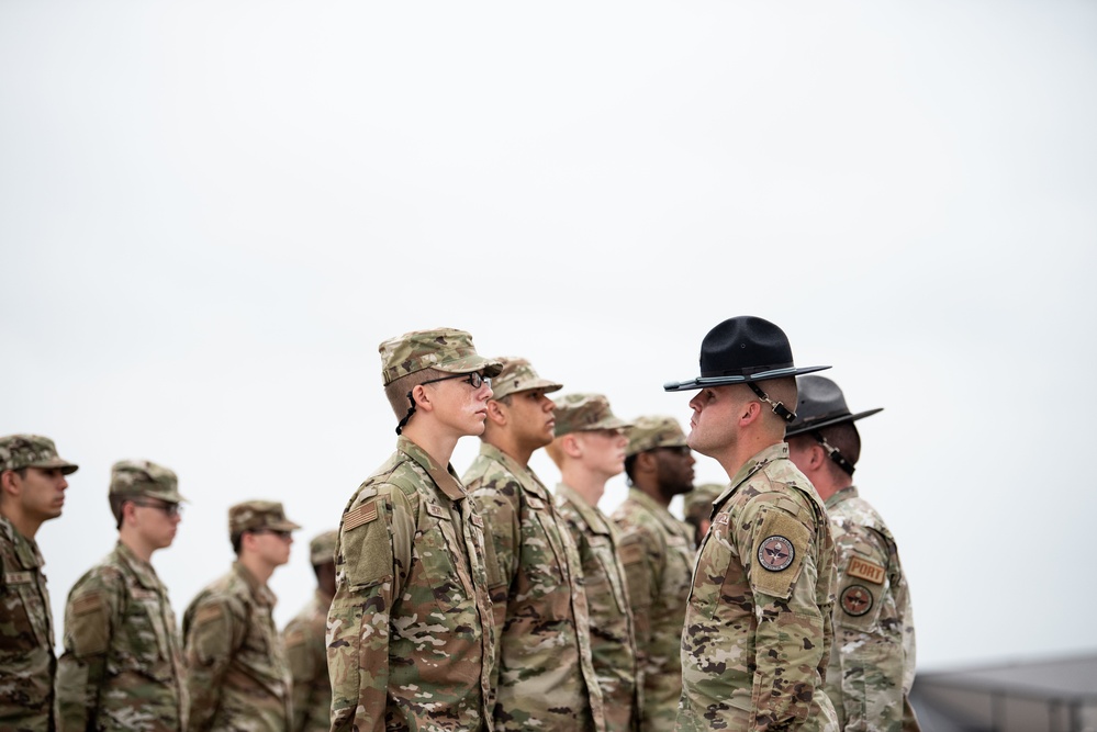 331st Training Squadron Practices Drill