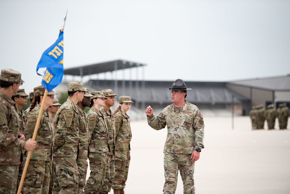 331st Training Squadron Practices Drill