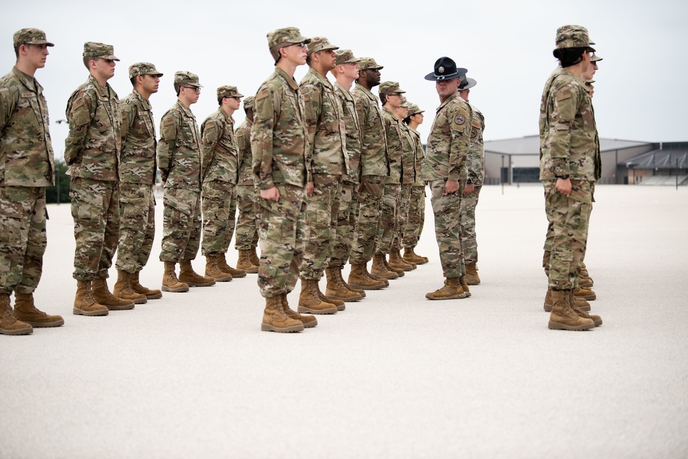 331st Training Squadron Practices Drill