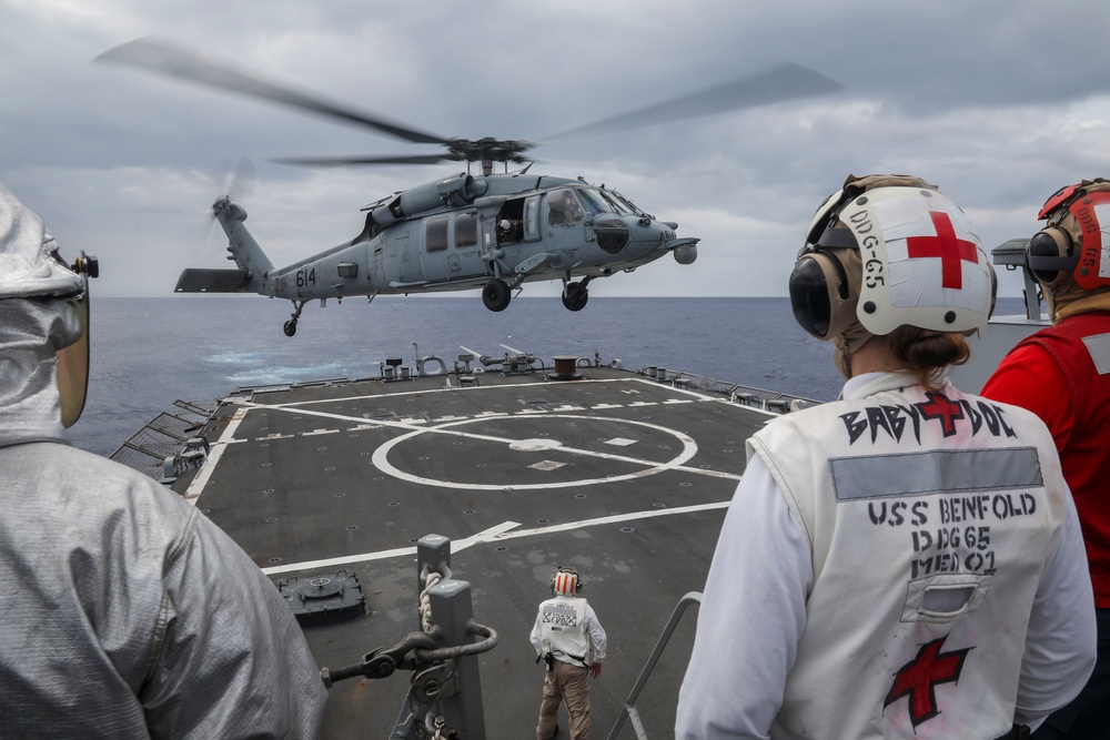 Flight Quarters on Benfold