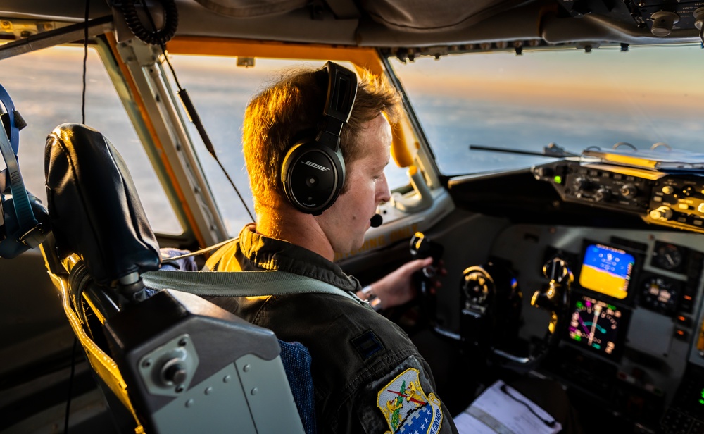 100th ARW flies with the 352nd SOW at sundown