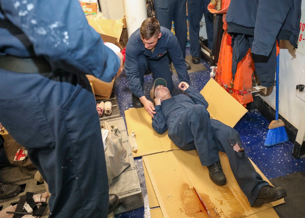 Medical Drill on Benfold