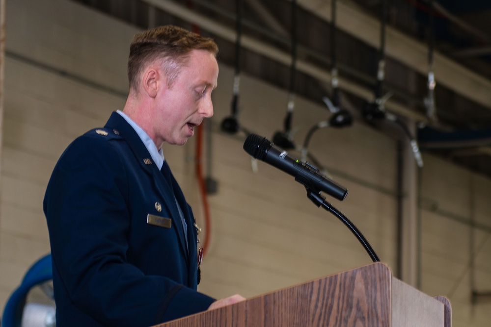 628th LRS Change of Command