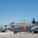 &quot;Fini-Flight&quot; Coming in Hot: C-130 Hercules from the Nevada Air National Guard base returns from fini-flight
