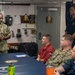 Commander, U.S. 2nd Fleet Visits USS Leyte Gulf