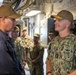 Commander, U.S. 2nd Fleet Visits USS Leyte Gulf