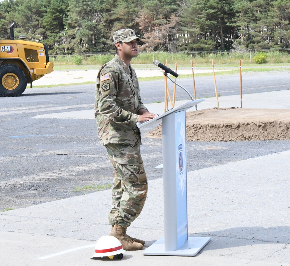 Officials break ground on new railhead project at Fort Drum