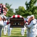 Military Funeral Honors with Funeral Escort Are Conducted for U.S. Navy Chief Pharmacist's Mate James Cheshire in Section 62