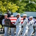 Military Funeral Honors with Funeral Escort Are Conducted for U.S. Navy Chief Pharmacist's Mate James Cheshire in Section 62