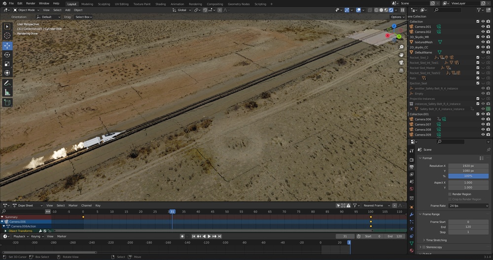 AFMC organizations team to increase safety and efficiency of debris collection at Holloman High Speed Test Track