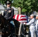 Military Funeral Honors with Funeral Escort Are Conducted for U.S. Navy Chief Pharmacist's Mate James Cheshire in Section 62