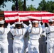 Military Funeral Honors with Funeral Escort Are Conducted for U.S. Navy Chief Pharmacist's Mate James Cheshire in Section 62