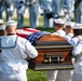 Military Funeral Honors with Funeral Escort Are Conducted for U.S. Navy Chief Pharmacist's Mate James Cheshire in Section 62