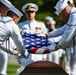 Military Funeral Honors with Funeral Escort Are Conducted for U.S. Navy Chief Pharmacist's Mate James Cheshire in Section 62