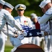 Military Funeral Honors with Funeral Escort Are Conducted for U.S. Navy Chief Pharmacist's Mate James Cheshire in Section 62