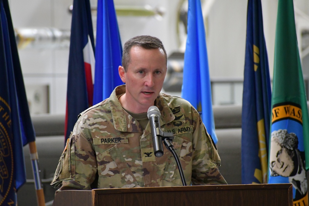 Col. Matthew Parker assumes command of Aviation Center Logistics Command