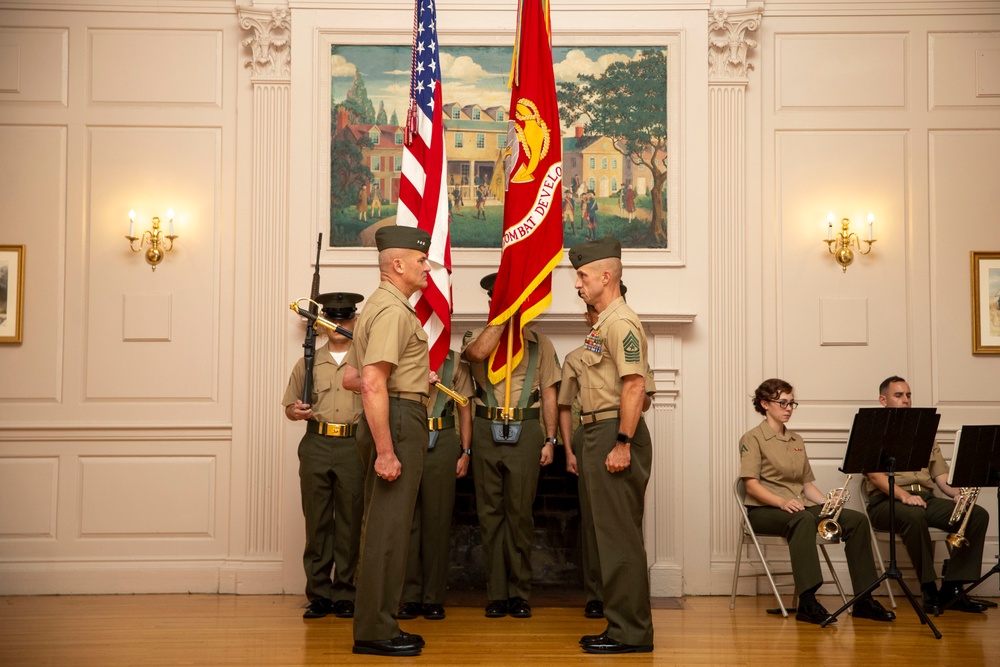 Marine Corps Combat Development Command Sergeant Major Appointment Ceremony