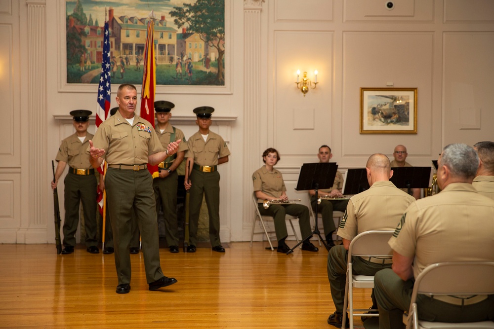 Marine Corps Combat Development Command Sergeant Major Appointment Ceremony