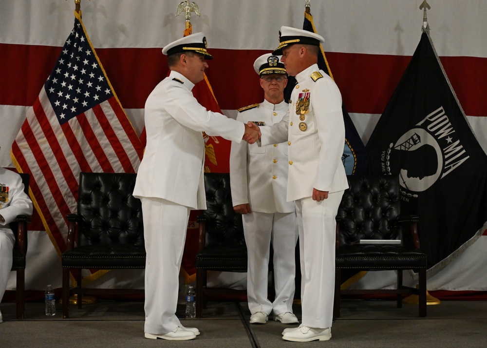 Naval Safety Command holds change-of-command ceremony.