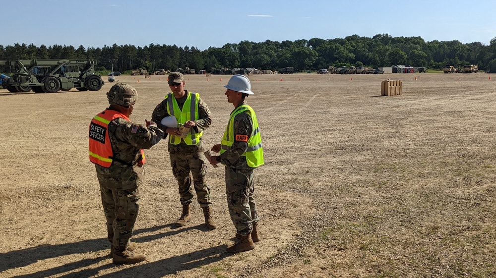 Safety Officers Hard at Work During Fort McCoy WAREX
