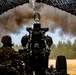 Soldiers of the 112th Field Artillery Regiment shoot 105mm Howitzers at XCTC