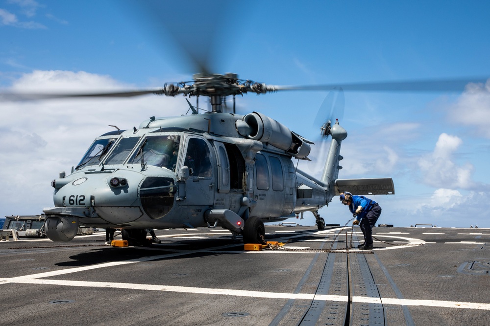 USS William P. Lawrence Flight Quarters