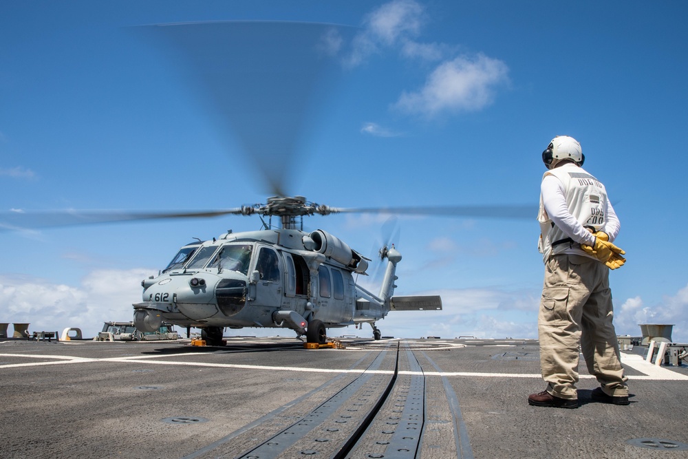 USS William P. Lawrence Flight Quarters