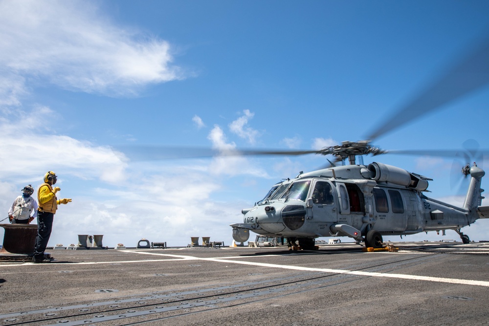 USS William P. Lawrence Flight Quarters