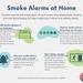 Smoke Alarms at Home Infographic
