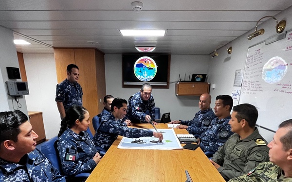 Mexican Navy Task Force Tactical Reunion at RIMPAC 2022