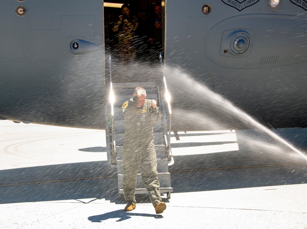 Wing commander takes final flight at Travis AFB