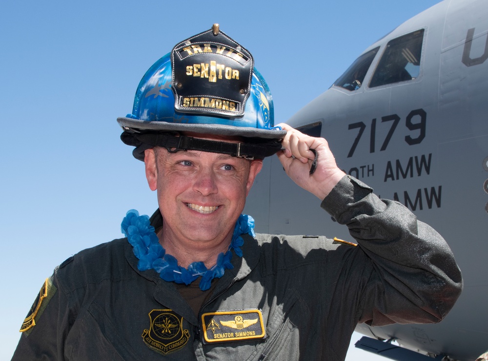 Wing commander takes final flight at Travis AFB